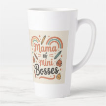 Cadeau voor mama van mini-bazen Mama Leven Cute Ma
