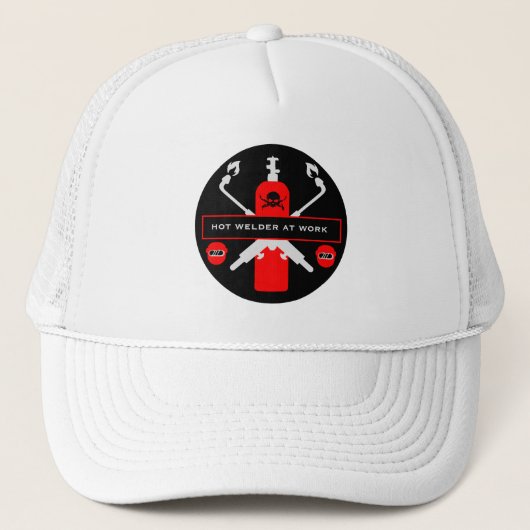 Cadeau voor mannen die lassen humor. trucker pet (Voorkant)