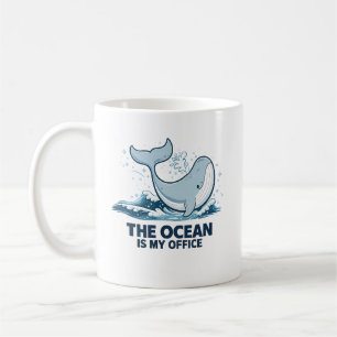 Cadeau voor marien bioloog voor oceaanliefhebber koffiemok