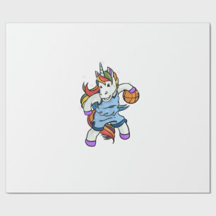 Cadeau voor meisje basketbalspeler BBaller eenhoor Cadeaupapier