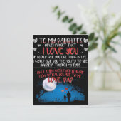 Cadeau Voor Mijn Dochter, Voor Mijn Dochter Het Be Kaart (Staand voorkant)