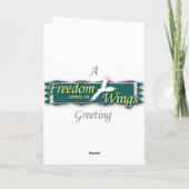 "Cadeau voor mijn koning" Kerst Kaart (Achterkant)