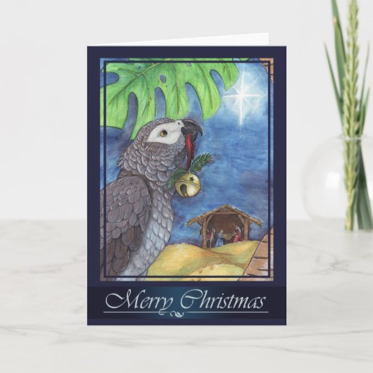 "Cadeau voor mijn koning" Kerst Kaart (Voorkant)