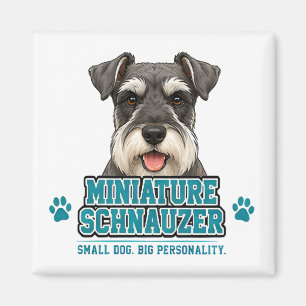 🐾 Cadeau voor Miniature Schnauzerliefhebbers 🐾 Magneet
