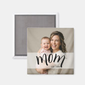 Cadeau voor Moeder bij Eerste Kind Magneet (Voorkant / Achterkant)