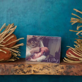 Cadeau voor moeder eerste Moederdag foto aandenken Fotoplaat (Zijkant)