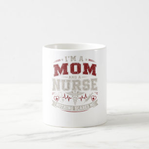 Cadeau voor Moeder en Verpleegster vintage Moeder  Koffiemok