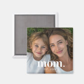 Cadeau voor Moeder met Foto Magneet (Voorkant / Achterkant)