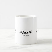 Cadeau voor moeder met script 'Nieuwe moeder geves Koffiemok (Center)