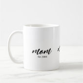 Cadeau voor moeder met script 'Nieuwe moeder geves Koffiemok (Links)