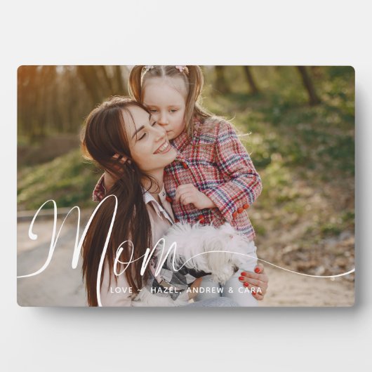 Cadeau voor Moeder Moederdag Volledige Foto Mum Sc Fotoplaat (voorkant)