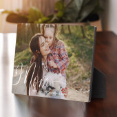 Cadeau voor Moeder Moederdag Volledige Foto Mum Sc Fotoplaat