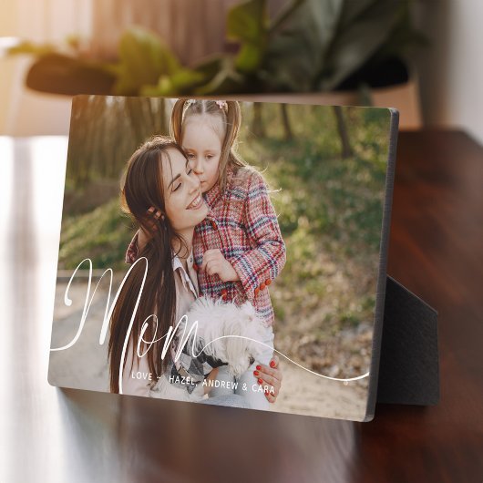 Cadeau voor Moeder Moederdag Volledige Foto Mum Sc Fotoplaat