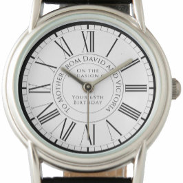 Cadeau voor Moeder op haar Verjaardags Horloge