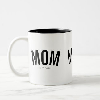 Cadeau voor Moeder Oprichtte Nieuwe Moeder Tweekleurige Koffiemok