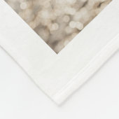 Cadeau voor Moeder Script Typografie Warm Bericht  Fleece Deken (Hoek)