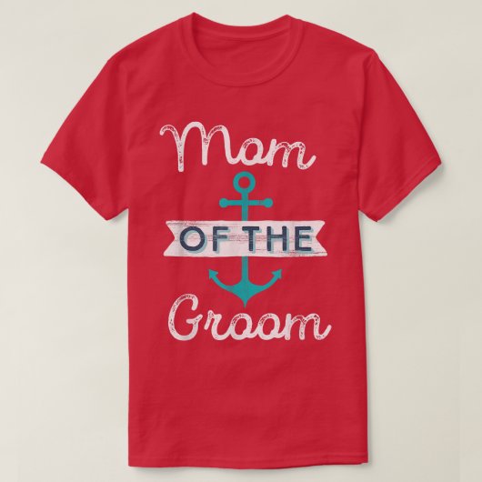 Cadeau voor moeder van de bruidegom Leuk Moeder Ma T-shirt (Design voorkant)