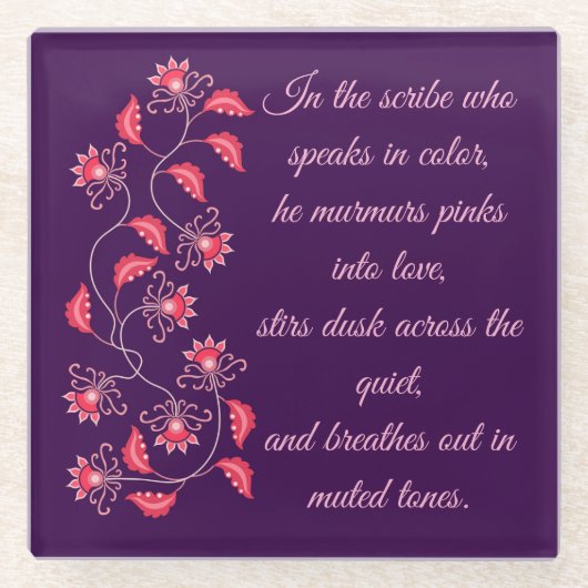 CADEAU VOOR MOEDER, ZUS, DOCHTER, VRIEND, VRIENDIN GLAZEN ONDERZETTER (Voorkant)