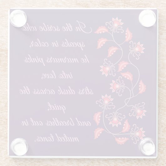 CADEAU VOOR MOEDER, ZUS, DOCHTER, VRIEND, VRIENDIN GLAZEN ONDERZETTER (Achterkant)