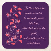 CADEAU VOOR MOEDER, ZUS, DOCHTER, VRIEND, VRIENDIN KARTONNEN ONDERZETTERS (Voorkant)