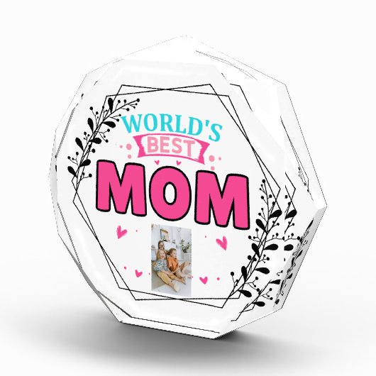 Cadeau voor Moederdag, persoonlijke werelden Beste Fotoblokken (Rechts)