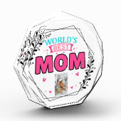 Cadeau voor Moederdag, persoonlijke werelden Beste Fotoblokken (Links)