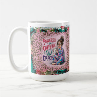 Cadeau voor Moeders met een mok 'Aangedreven door