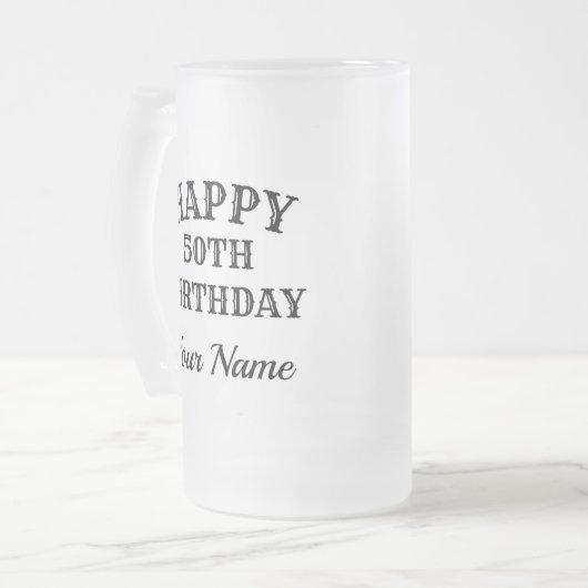 cadeau voor mok van bier voor mannen (Voorkant links)