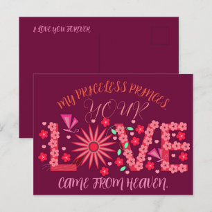 CADEAU VOOR MOM, ZUSTER, DOCHTER, VRIEND, MEISJE BRIEFKAART