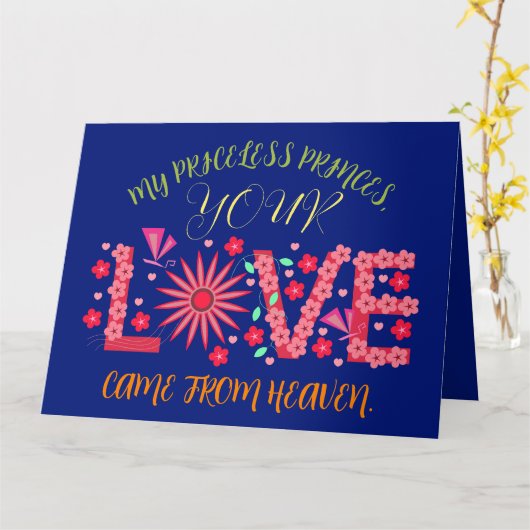 CADEAU VOOR MOM, ZUSTER, DOCHTER, VRIEND, MEISJE,  KAART (Gele Bloem)