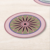 CADEAU VOOR MOM, ZUSTER, DOCHTER, VRIENDIN RONDE KARTONNEN ONDERZETTER (Gebogen)