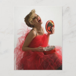 Cadeau voor mooi meisje briefkaart