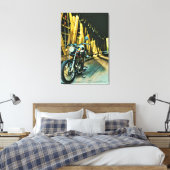 cadeau voor  motorfietsen canvas afdruk (Insitu (Slaapkamer))