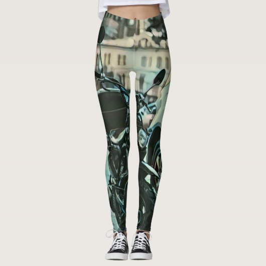 cadeau voor  motorfietsen leggings (Voorkant)
