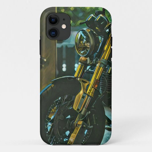 cadeau voor motorfietsen met retro motor Case-Mate iPhone case (Achterkant)