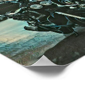 cadeau voor  motorfietsen poster (Hoek)