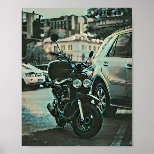 cadeau voor  motorfietsen poster