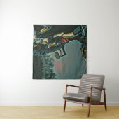 cadeau voor motorrace liefhebber wandkleed (In Situ (horizontaal))