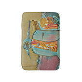 Cadeau voor motorrijder badmat (Voorkant Verticaal)
