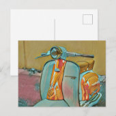 Cadeau voor motorrijder briefkaart (Voorkant / Achterkant)
