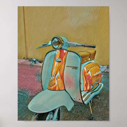 Cadeau voor motorrijder poster (Voorkant)