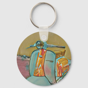 Cadeau voor motorrijder sleutelhanger