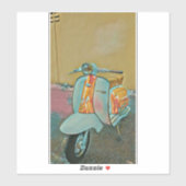 Cadeau voor motorrijder sticker (Vel)