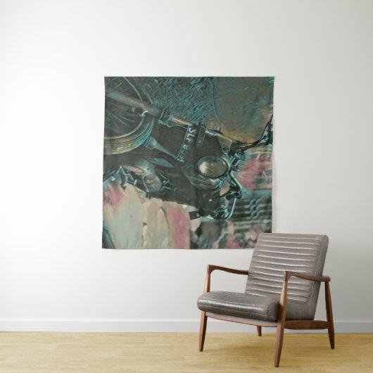 Cadeau voor motorrijders wandkleed (In Situ (horizontaal))