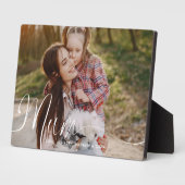 Cadeau voor Mum Moederdag Volledige Foto Mum Scrip Fotoplaat (Zijkant)