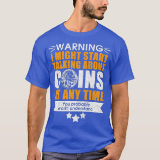 cadeau voor munten voor verzamelaars, leuk metaal t-shirt