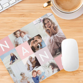 Cadeau voor Nana | Nana Modern Multiple Photo Grid Muismat
