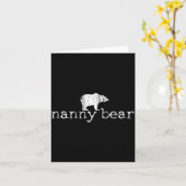 Cadeau voor Nanny Oma Moederdag Kaart (Gele Bloem)
