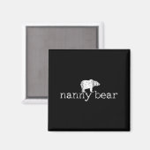 Cadeau voor Nanny Oma Moederdag Magneet (Voorkant / Achterkant)