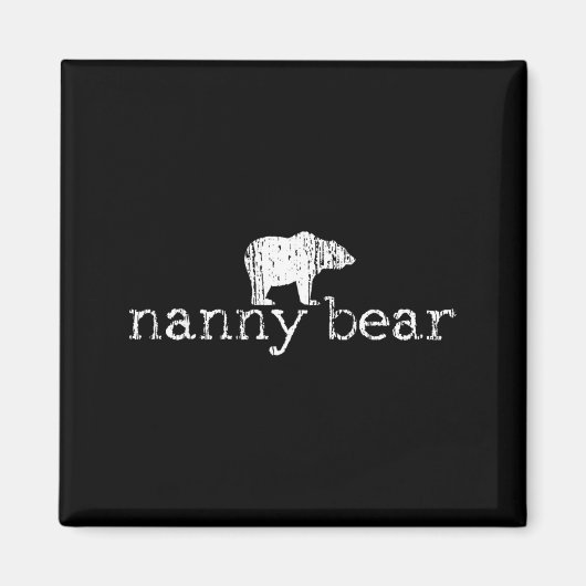 Cadeau voor Nanny Oma Moederdag Magneet (Voorkant)
